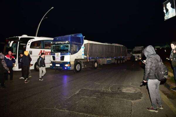 من قافلة الإغاثة