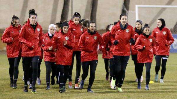 من تدريبات منتخب الأردن