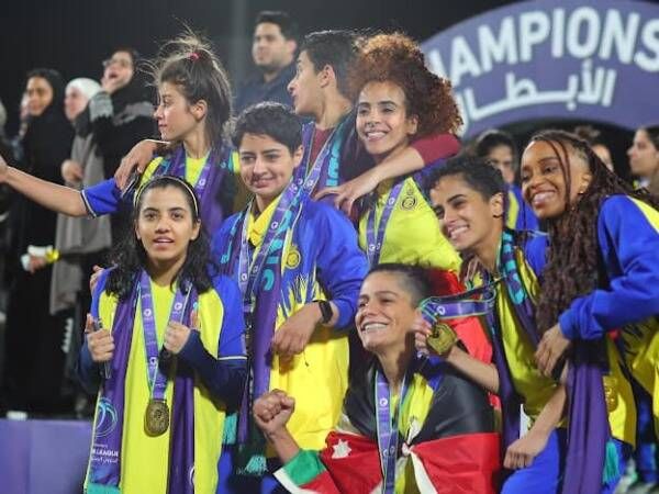 ميساء جبارة من تتويج النصر باللقب