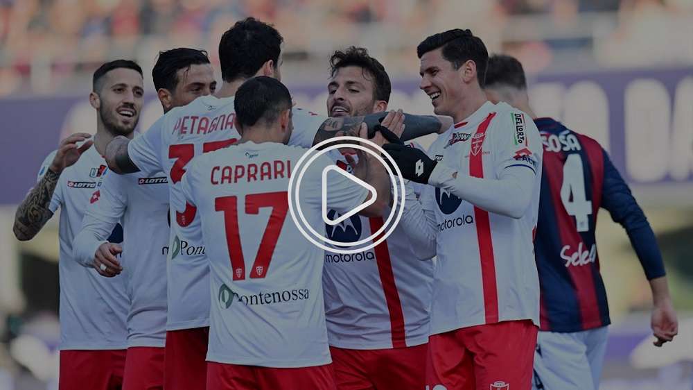 من مباراة مونزا وبولونيا