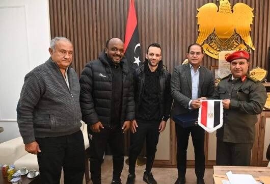 جانب من زيارة وفد الزمالك