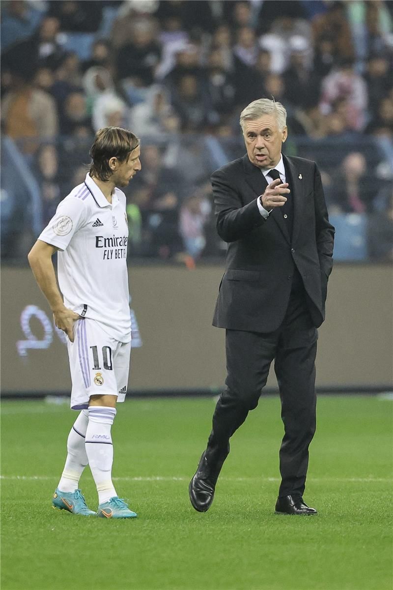 أنشيلوتي ومودريتش