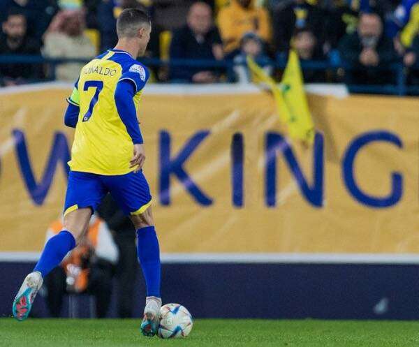 كريستيانو رونالدو خلال اللقاء