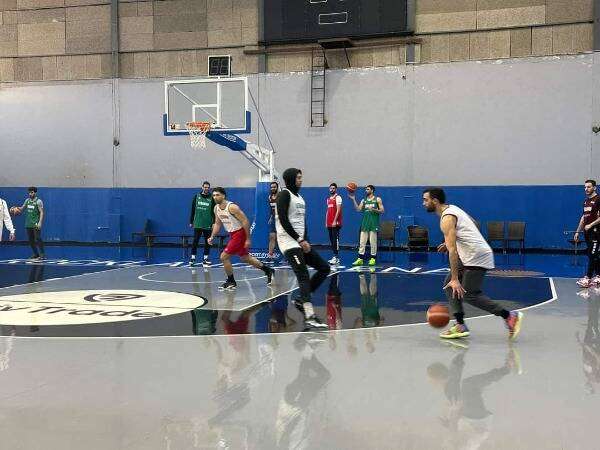 من تدريبات المنتخب اللبناني