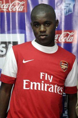 جويل كامبل بقميص فريق أرسنال الأنكليزي