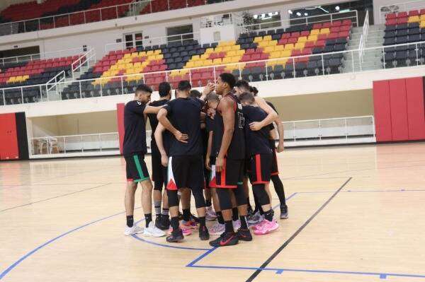 تحضيرات منتخب سلة فلسطين في الدوحة