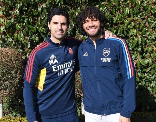 محمد النني وأرتيتا