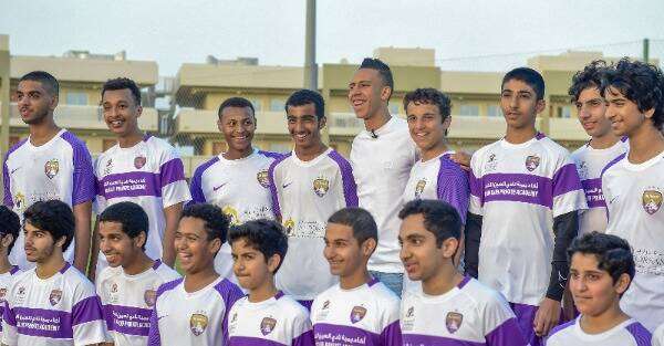 من زيارة سفيان رحيمي للأكاديمية