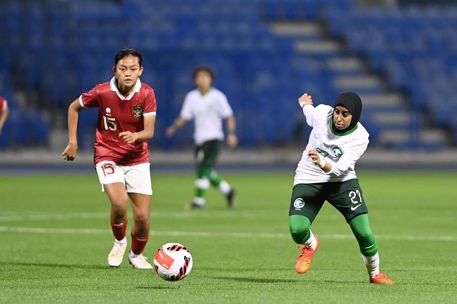 مباركة الصيعري في ودية إندونيسيا