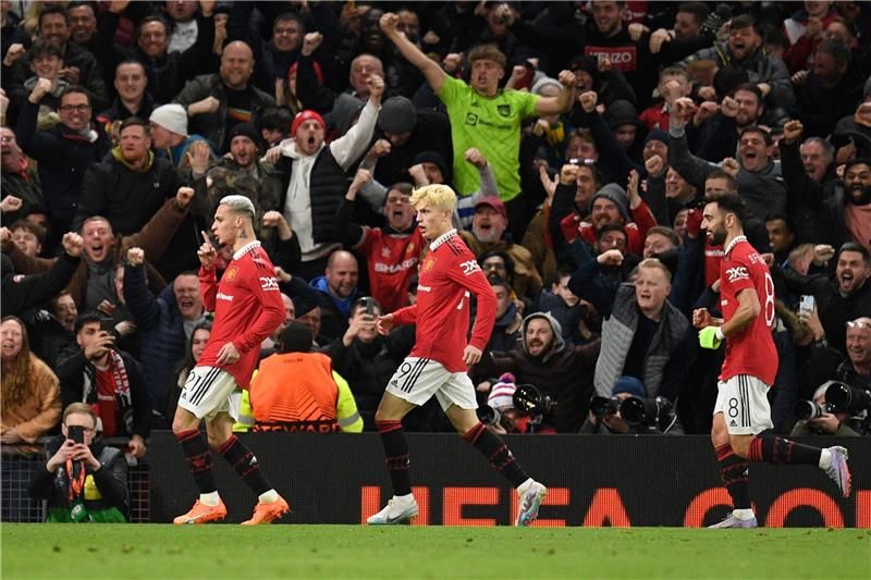 فرحة أنتوني بهدفه