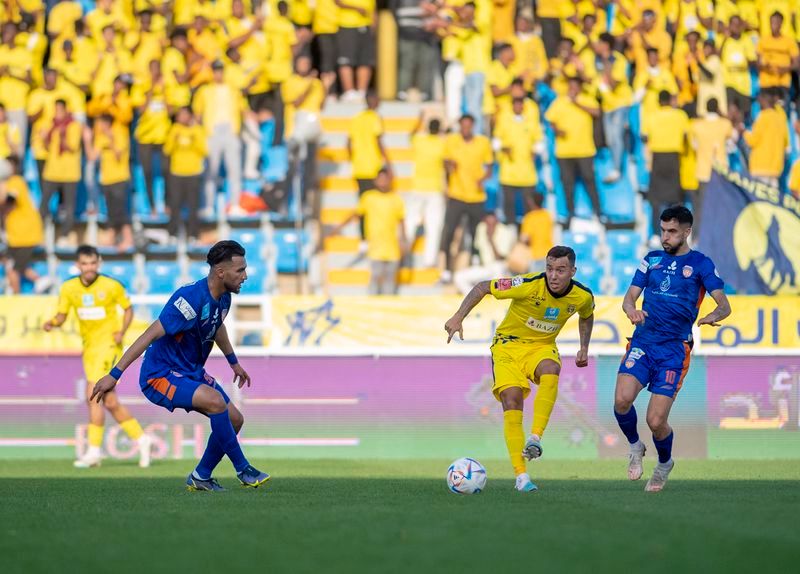 من المباراة (من الحساب الرسمي للتعاون على تويتر)