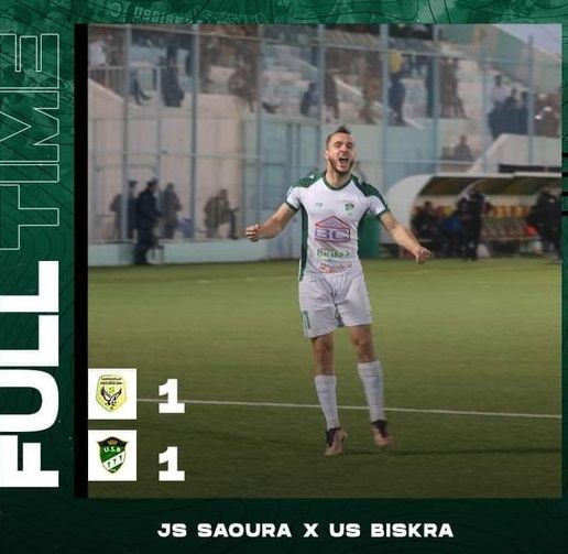 شبيبة الساورة واتحاد بسكرة (المصدر: صفحة الدوري الجزائري)