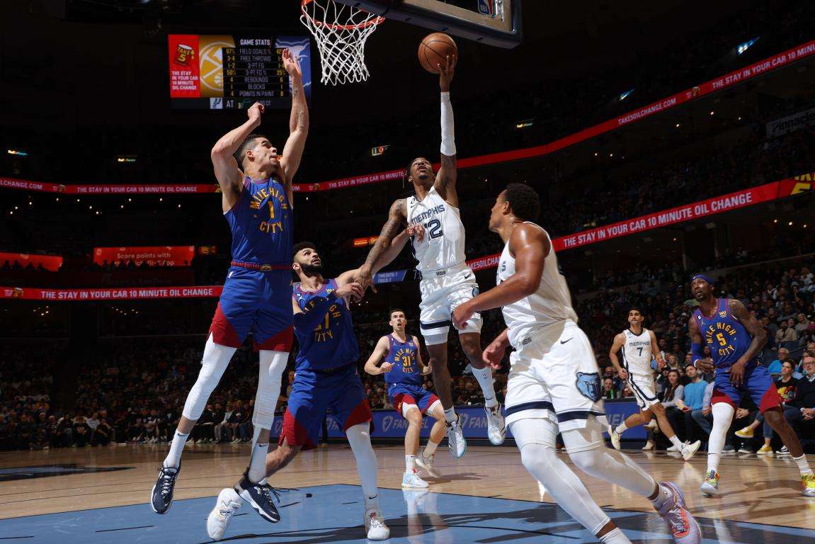 من مباراة ممفيس جريزليس ودنفر ناجتس