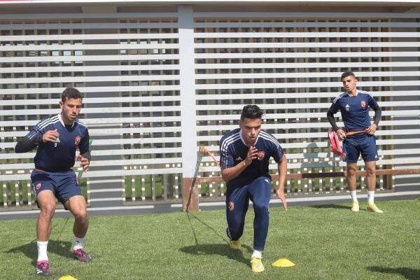 من تدريبات الأهلي