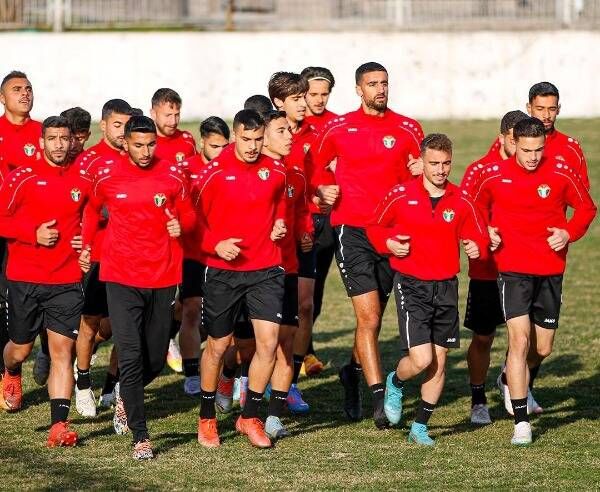 من استعدادات منتخب الأردن لمواجهة طاجكستان