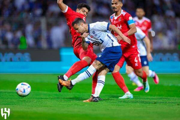 جانب من المباراة