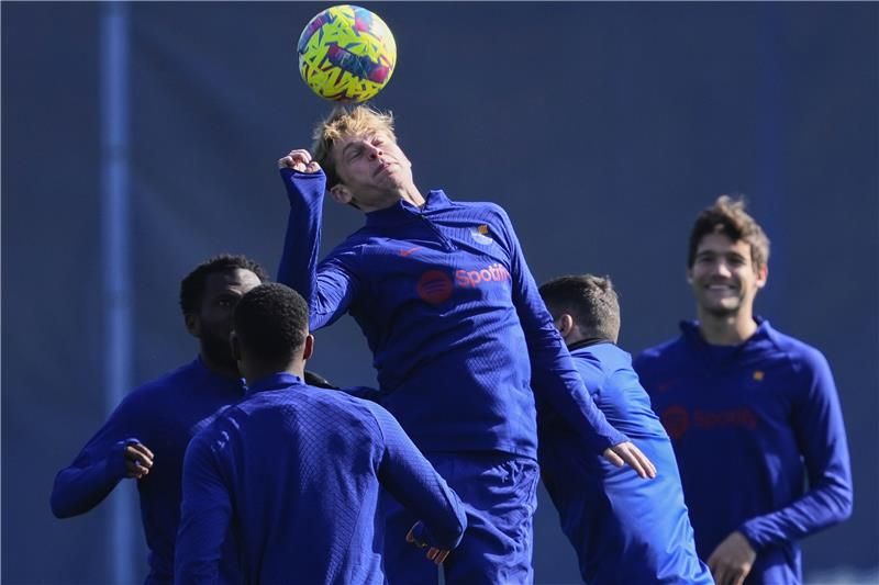 من تدريبات برشلونة