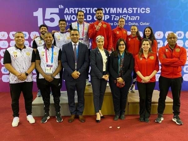 بعثة منتخب مصر للجمباز