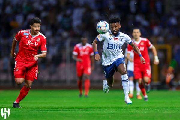 من مباراة الهلال والوحدة