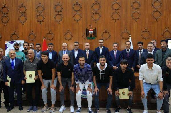 وفد المنتخب العراقي