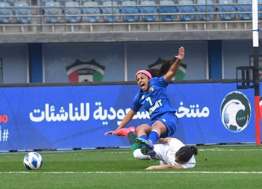 من المواجهة الأولى بين الكويت والسعودية للناشئات