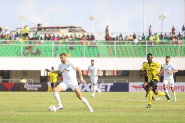 جانب من المباراة