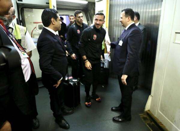 من وصول بعثة الأهلي