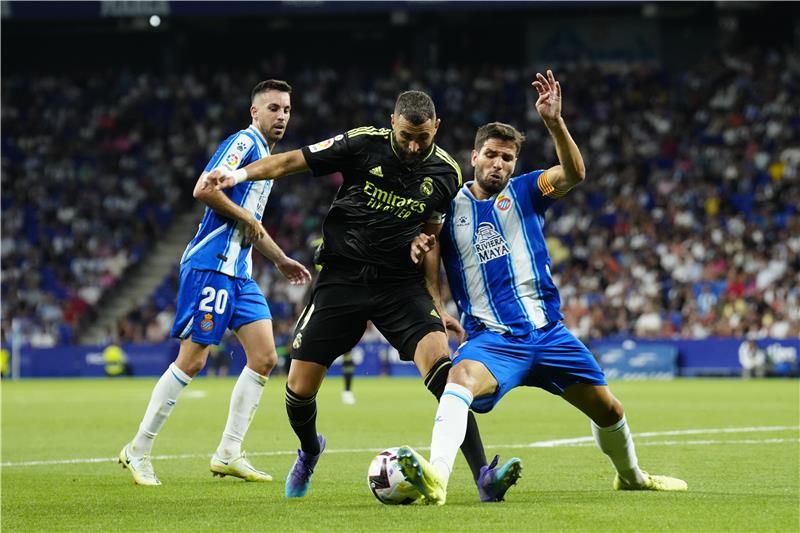 من مباراة سابقة بين ريال مدريد وإسبانيول