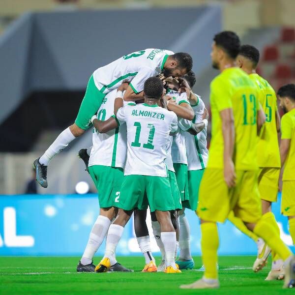 فرحة لاعبي النهضة