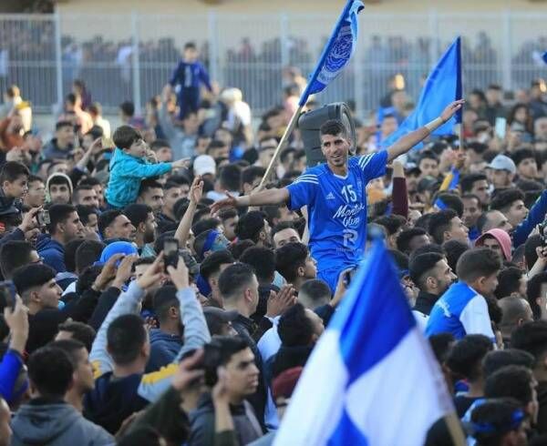 فرحة لاعبي الشاطئ