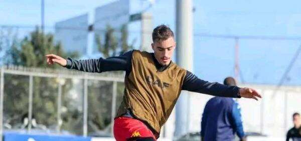 معتز الزدام في تدريبات اليوم