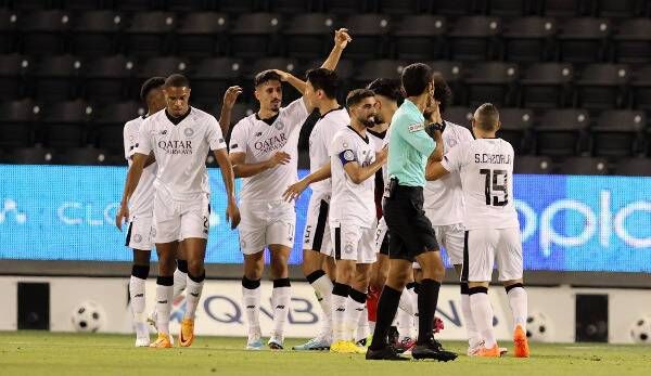 جانب من المباراة