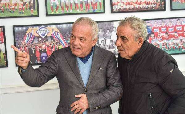 عثمان جنيح رئيس النجم والمدرب فوزي البنزرتي