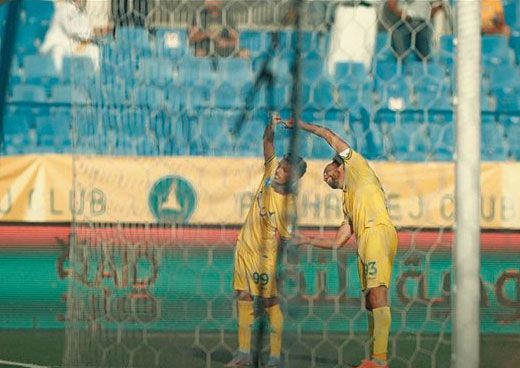 جانب من المباراة