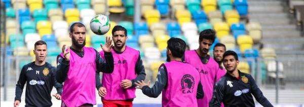 من تدريبات الترجي اليوم في بنغازي