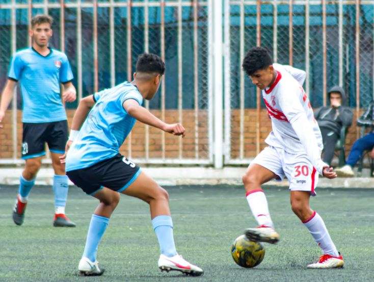 جانب من المباراة