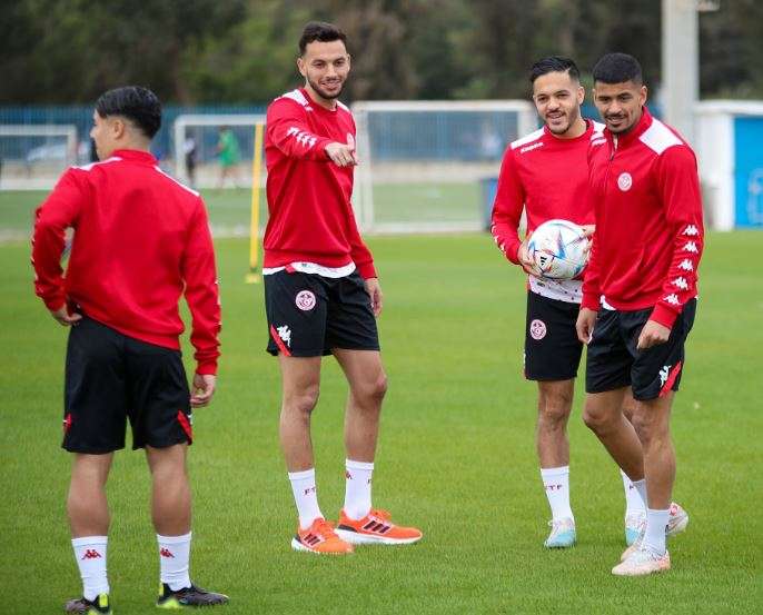 من تدريبات منتخب تونس