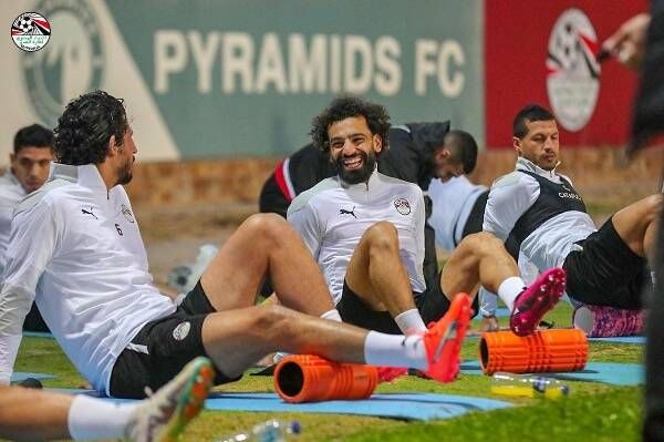 محمد صلاح من تدريبات منتخب مصر