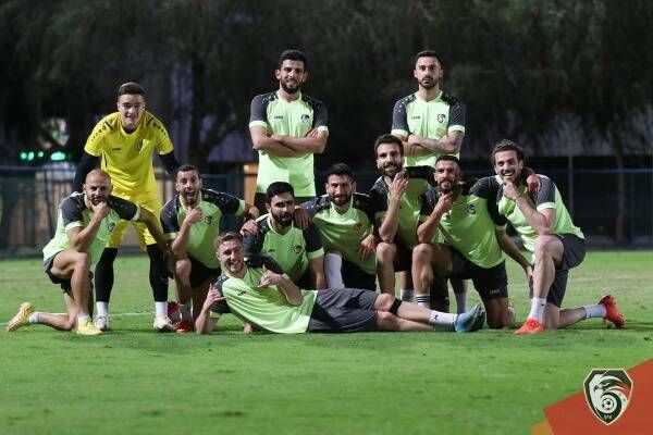من استعدادات منتخب سوريا