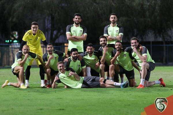 من استعدادات منتخب سوريا
