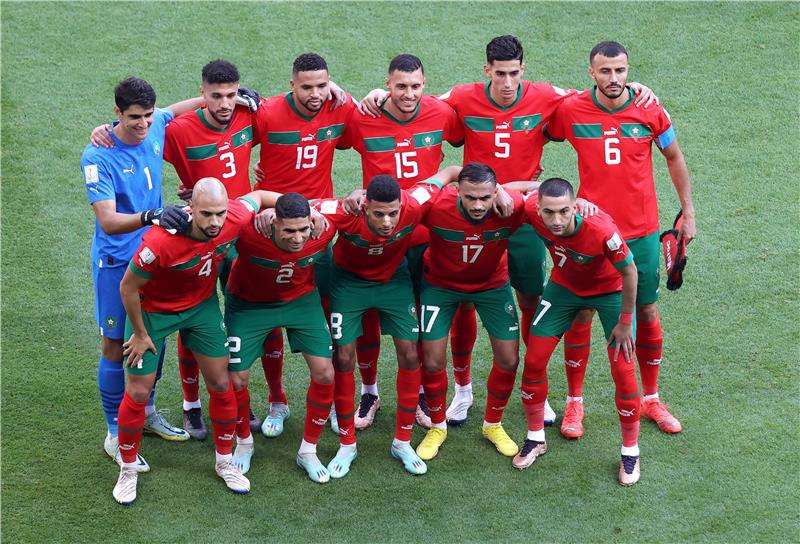 لاعبو منتخب المغرب