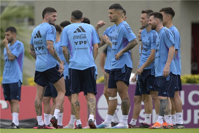 من مران منتخب الأرجنتين