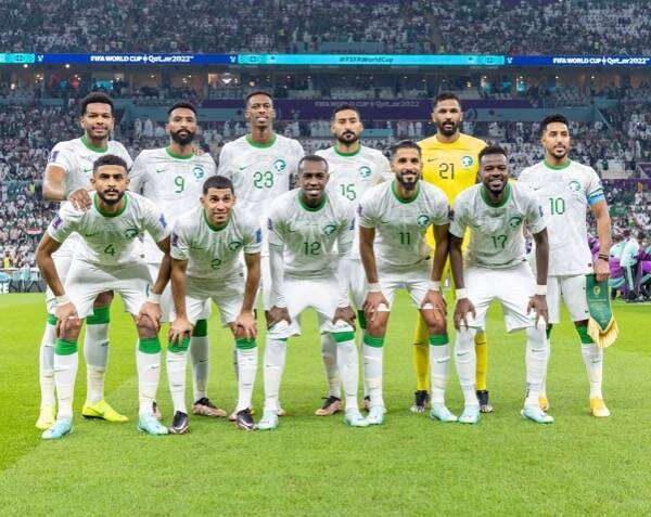 لاعبو منتخب السعودية