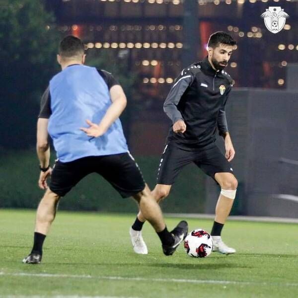 من تدريبات منتخب الأردن