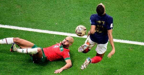 أمرابط خلال مواجهة فرنسا