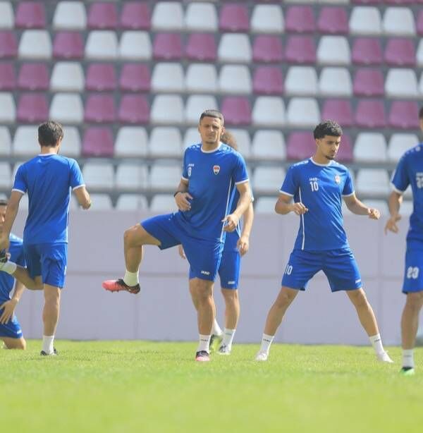 من تدريبات المنتخب العراقي