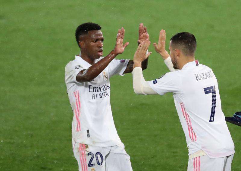 فينيسيوس جونيور و إيدين هازارد