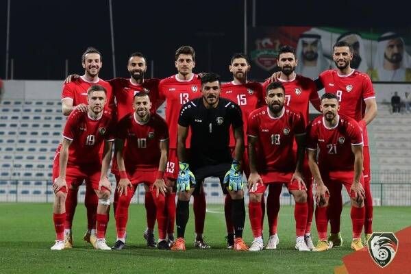 لاعبو منتخب سوريا