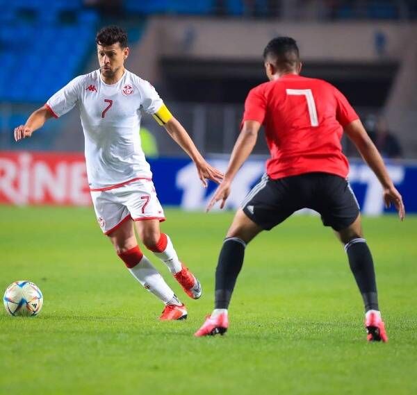 يوسف المساكني - المباراة الماضية ضد ليبي