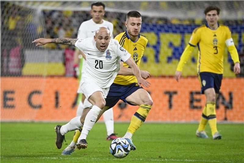 جانب من مباراة السويد